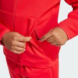 Adidas - Z.n.e - Sweatshirt - Zwart - 57% Gerecycled Polyester, 43% Katoen, Volledige Ritssluiting met Capuchon