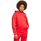 Adidas - Z.n.e - Sweatshirt - Zwart - 57% Gerecycled Polyester, 43% Katoen, Volledige Ritssluiting met Capuchon