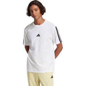 adidas Sportswear Essentials 3-Stripes Single Jersey T-shirt - Heren - Wit