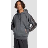 Hoodies - Dark Grey Heather / Black - Katoen / Polyester / Viscose