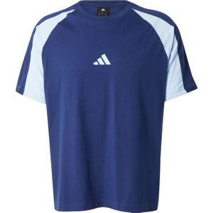 Adidas - Essentiel Colourblock - T-shirt - Blauw - 100% Katoen