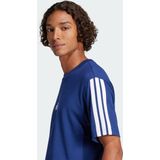 adidas Sportswear Essentials 3-Stripes Single Jersey T-shirt - Heren - Blauw