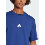 adidas Sportswear Essentials 3-Stripes Single Jersey T-shirt - Heren - Blauw