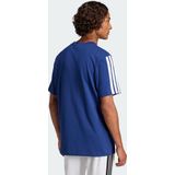 adidas Sportswear Essentials 3-Stripes Single Jersey T-shirt - Heren - Blauw