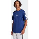 adidas Sportswear Essentials 3-Stripes Single Jersey T-shirt - Heren - Blauw