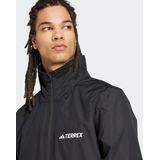 Adidas Multi Essentials 2l Rain Jas - Zwart - 100% Polyester - Ademend