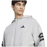 Adidas Future Icons 3 Stripes Sweatshirt Met Rits
