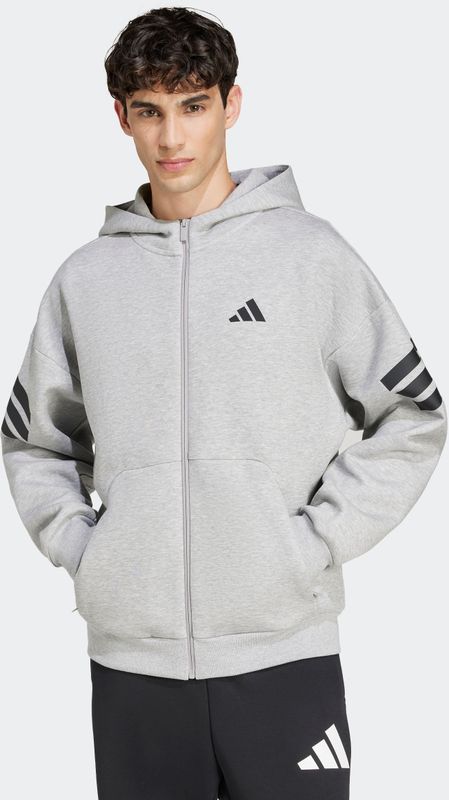 Sweatjack met capuchon en logo