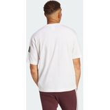 adidas Essentials Loose Fit 3 Bar Logo T-Shirt Herren in weiß, Größe: M