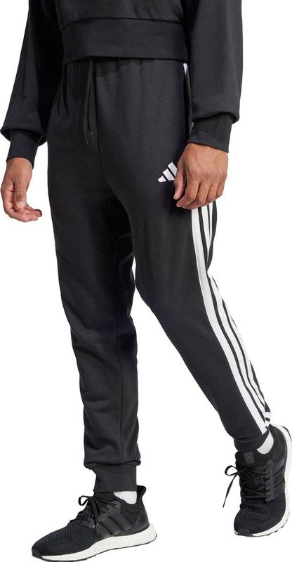 adidas - Essential 3 Stripes - Joggers - Zwart - French Terry