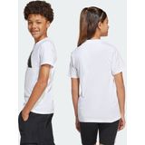 Sportshirt - White/Black - Korte Mouwen - Regular Fit - Zonder Sluiting