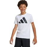 Sportshirt - White/Black - Korte Mouwen - Regular Fit - Zonder Sluiting