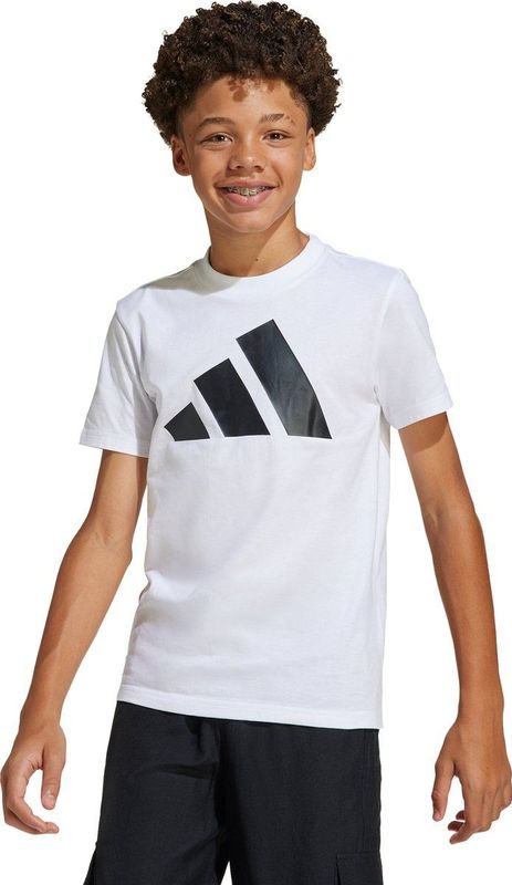 Sportshirt - White/Black - Korte Mouwen - Regular Fit - Zonder Sluiting
