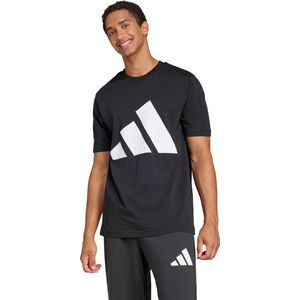 adidas - Sportswear Essentials Big Logo - T-shirt - Zwart - Heren