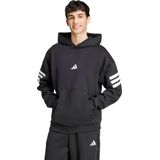 adidas - Future Icons 3-Stripes - Hoodie - Zwart