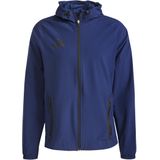 adidas - Tiro 25 Vis Tech Competition - Hooded Trainingsjack - Donkerblauw Zwart