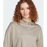 adidas - T-shirt - Groen - 100% Katoen - Losvallend Model