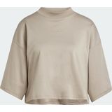 adidas - T-shirt - Groen - 100% Katoen - Losvallend Model