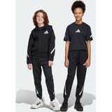 adidas - Junior Sportbroek - Zwart - Polyester/Gerecycled Katoen
