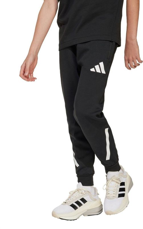 adidas - Junior Sportbroek - Zwart - Polyester/Gerecycled Katoen