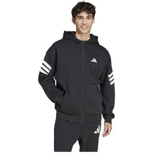 Adidas - Future Icons 3-Stripes Hoodie - Groen - Gerecycled PET - Regular Fit