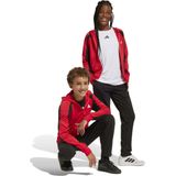 adidas - Trainingspak - Colourblock - Zwart/Rood - French Terry - Junioren