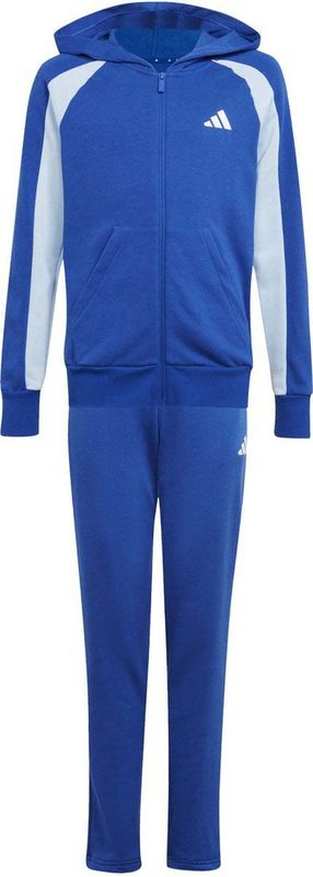 adidas - Trainingspak - Colourblock - Zwart/Rood - French Terry - Junioren