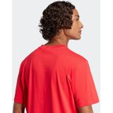 Sportshirt - Pure Ruby / Black - Korte Mouwen - Regular Fit