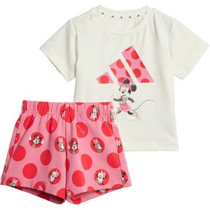 adidas - ADIDAS DISNEY MINNIE MOUSE T-SHIRT SET - Kinderen - Wit