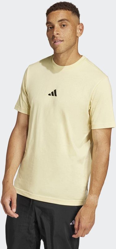 T-shirt met labelprint