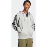 adidas - Essentials 3 Stripes - Fleece Sweatshirt - Met Rits