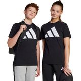 adidas - T-shirt - Zwart - Katoen - 3 Bar Logo