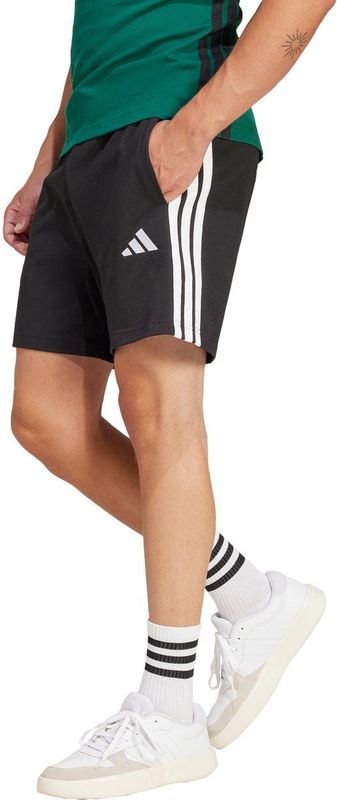 adidas - Essentials 3-Stripes - Korte Broeken - Zwart - 7-Inch