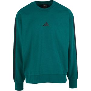 adidas - Essentials 3 Stripes - Fleece Sweatshirt - Zwart