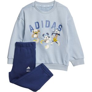 adidas - Mickey Mouse - Joggingbroek en Sweatshirtset - Grijs - Katoen/Polyester