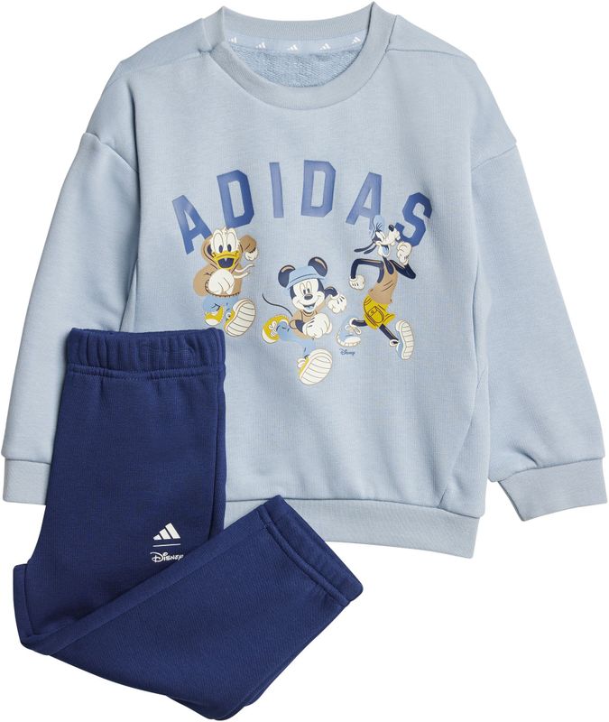 adidas - Mickey Mouse - Joggingbroek en Sweatshirtset - Grijs - Katoen/Polyester