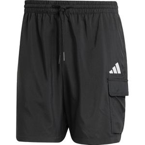 adidas Sportswear Essentials Small Logo Cargo Chelsea Short - Heren - Zwart
