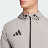 ADIDAS tiro25c vt jkt Hooded jack train heren Grijs