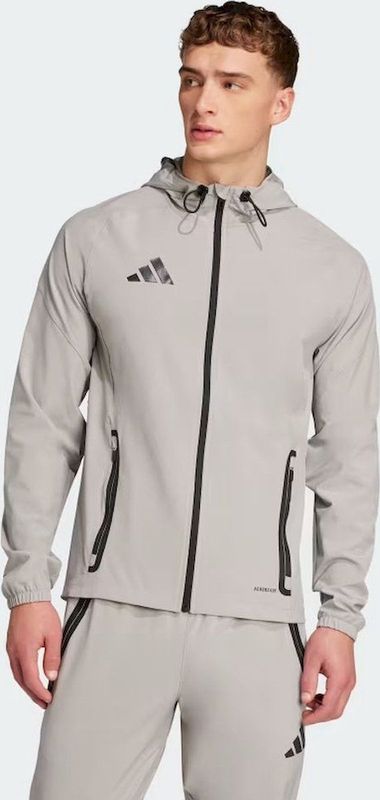 ADIDAS tiro25c vt jkt Hooded jack train heren Grijs