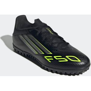 adidas Uniseks-Volwassen F50 CLUB Turf Football Boots, core black/iron met./lucid lemon, 42 EU