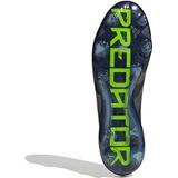 adidas - Predator Elite - Veterloze Gras Voetbalschoenen - Zwart Donkergrijs Neongeel