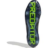 adidas - Predator Elite - Veterloze Gras Voetbalschoenen - Zwart Donkergrijs Neongeel