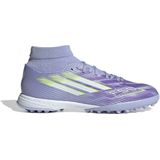 adidas Dames F50 SPARKFUSION LEAGUE W Mid Turf Football Boots, Violet Tone/Lucid Lemon/Purple Rush, 38 2/3 EU