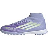 adidas Dames F50 SPARKFUSION LEAGUE W Mid Turf Football Boots, Violet Tone/Lucid Lemon/Purple Rush, 38 2/3 EU