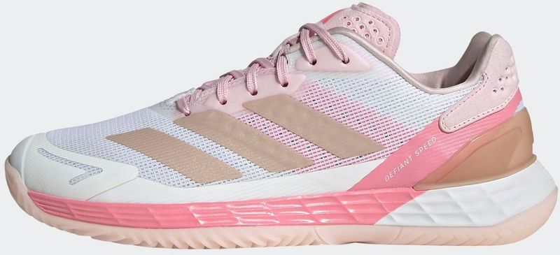 adidas - Defiant Speed 2 - Tennisschoenen - Ftwr Wit/Ash Parel/Bliss Roze