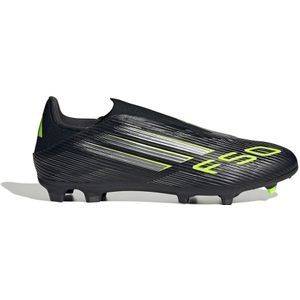 adidas - F50 League - Vetersloze Voetbalschoenen - Zwart - Kunststof