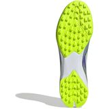 adidas F50 LEAGUE Laceless Turf Voetbalschoenen - Purple Rush / Cloud White / Lucid Lemon