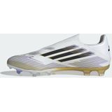 adidas F50 League Veterloze Voetbalschoenen - Wit Zwart Goud - Synthetisch