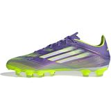 adidas F50 Pro - Voetbalschoenen - Paars Wit Neongeel - Gras / Kunstgras
