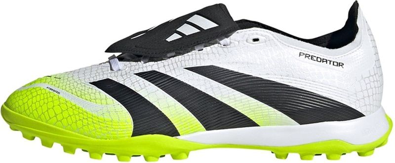 adidas - PREDATOR LEAGUE - Voetbalschoenen - Cloud White / Core Black / Lucid Lemon